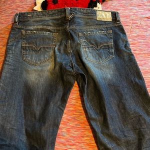 Diesel Industry Larkee Regular Straight Jeans Men’s 40x34 Wash 008M2 Vintage